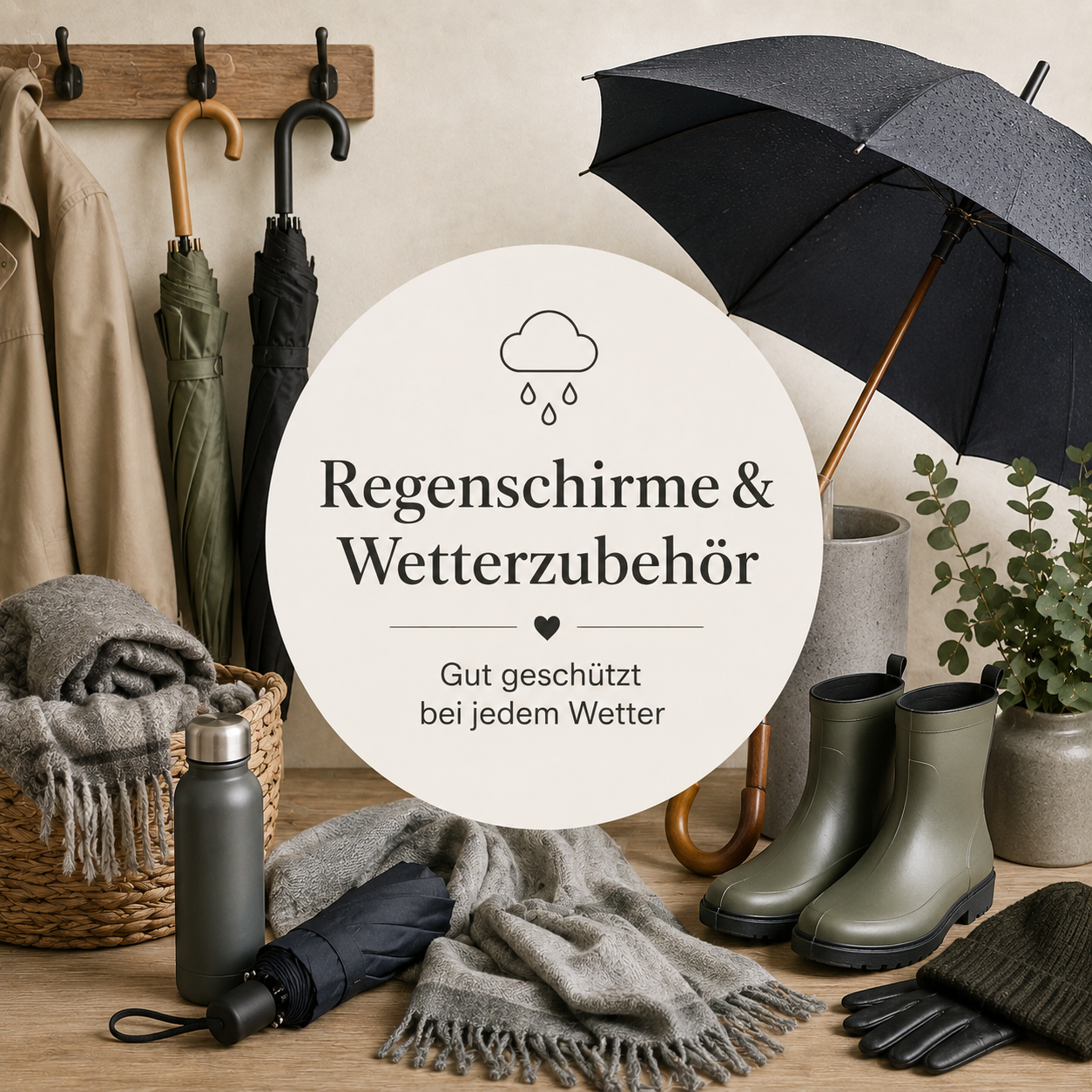 Regenschirme & Wetterzubehör