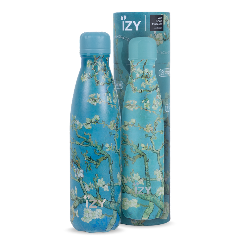 IZY Van Gogh Mandelblüte Thermoflasche 500 ml Edelstahl Isolierflasche