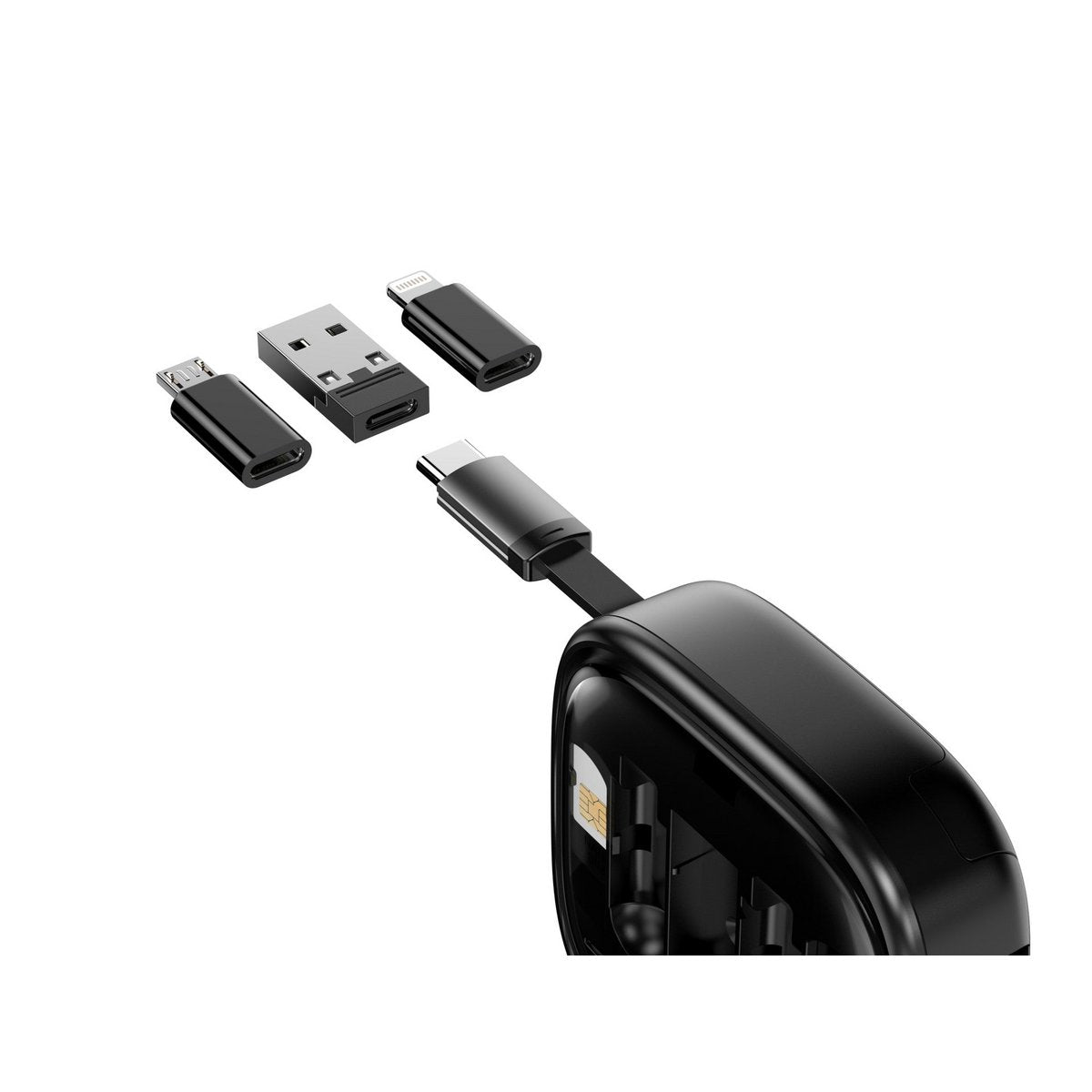 Techancy TV3758 OTG Kabel Kit 60W USB-C Adapter USB-A Micro Datenkabel