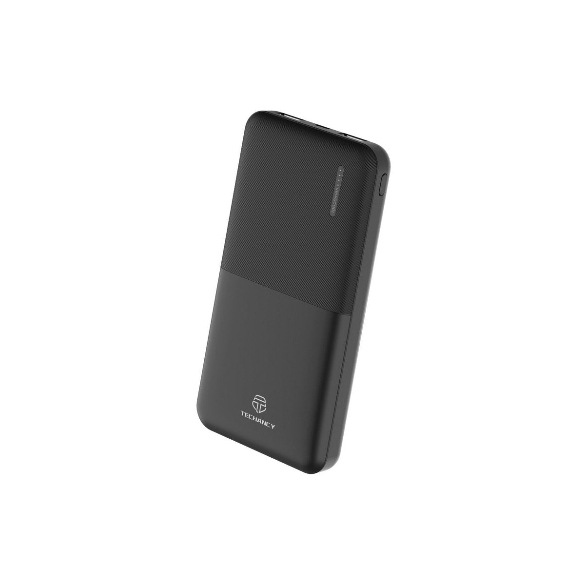 Techancy Powerbank 10000 mAh 2A 2x USB-A USB-C LED TF2766 Schwarz