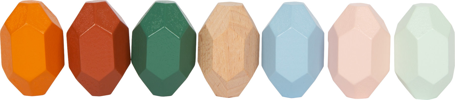 small foot Balanciersteine „Safari“ – 18 Holz-Bausteine zum Stapeln & Balancieren