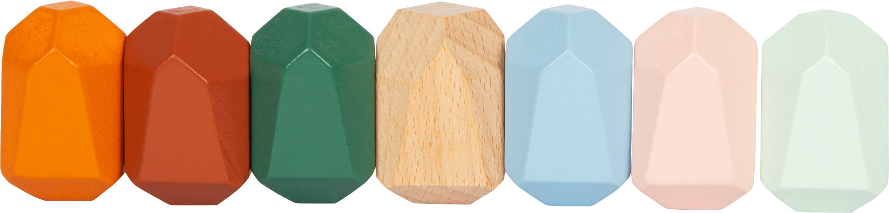 small foot Balanciersteine „Safari“ – 18 Holz-Bausteine zum Stapeln & Balancieren