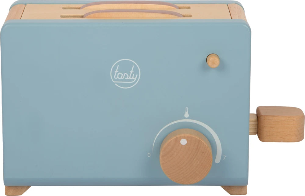 small foot Toaster-Set „tasty“ – 8-teiliges Frühstücksset aus Holz