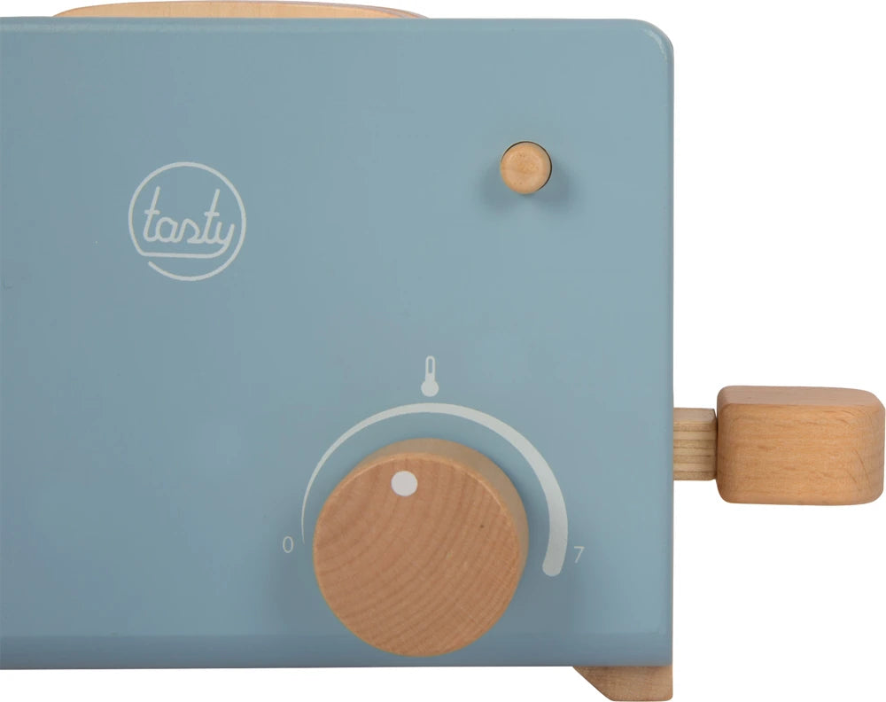 small foot Toaster-Set „tasty“ – 8-teiliges Frühstücksset aus Holz