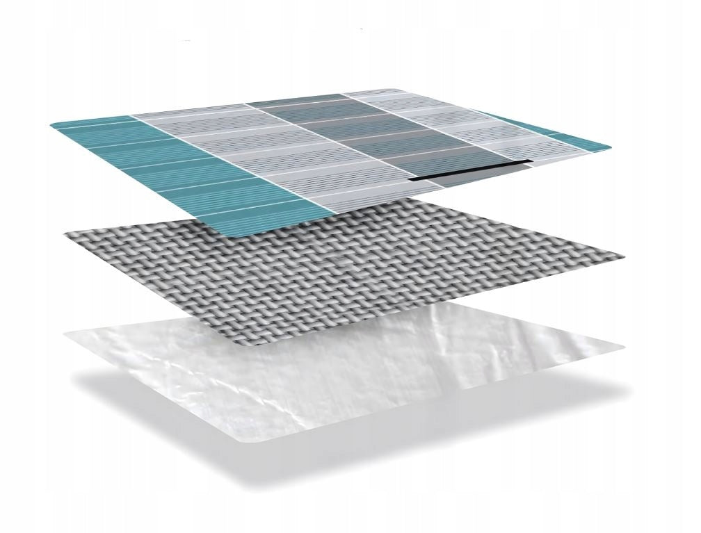 ADGO Picknickdecke 200 × 200 cm – große faltbare Outdoor-Strandmatte mit Isolierung