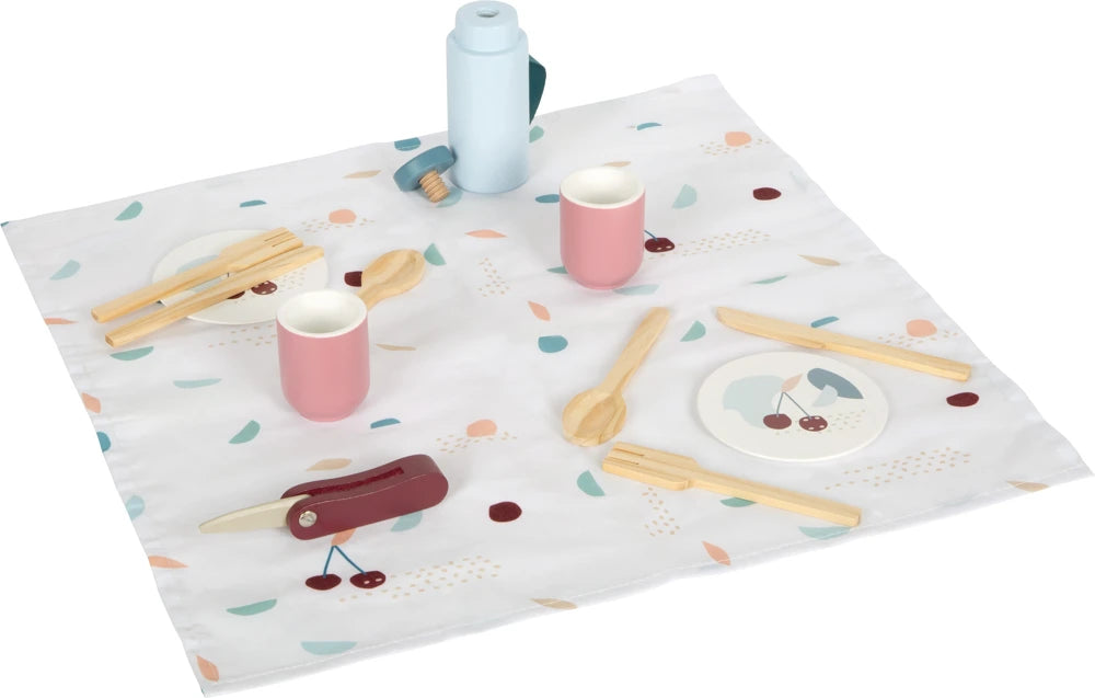 small foot Picknickrucksack „tasty“ – 14-teiliges Picknick-Set für Kinder