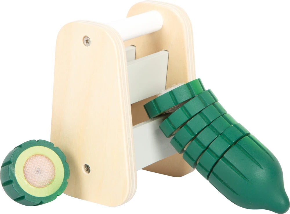 small foot Schneide-Set Salat „fresh“ – 11-teiliges Spiellebensmittel-Set für Kinderküche