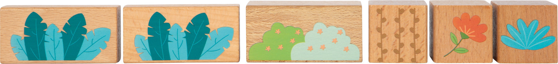 small foot Holzbausteine „Jungle Friends“ – 50 Teile aus FSC® 100% Holz ab 12 Monaten