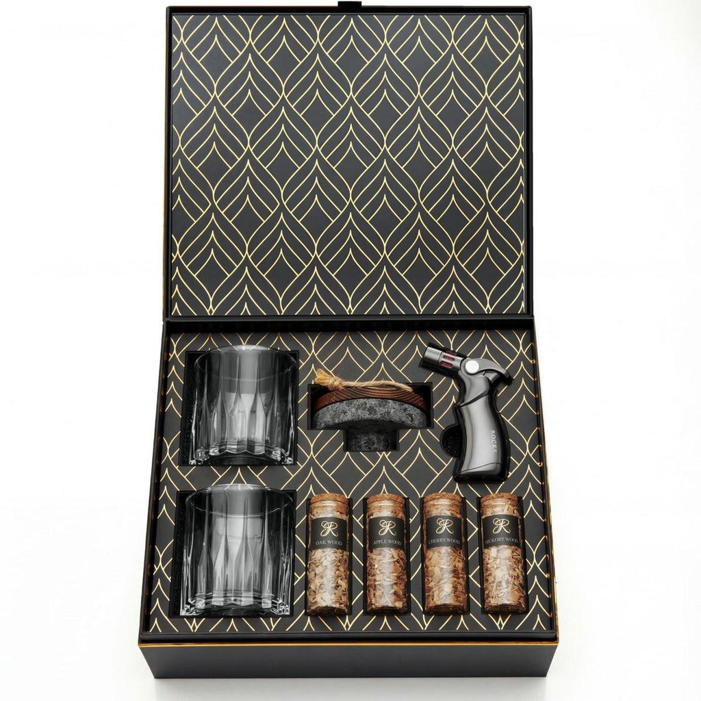 The Whiskey & Cocktail Smoker Kit Gift Set – Cocktail-Räucherset für Hausbar.