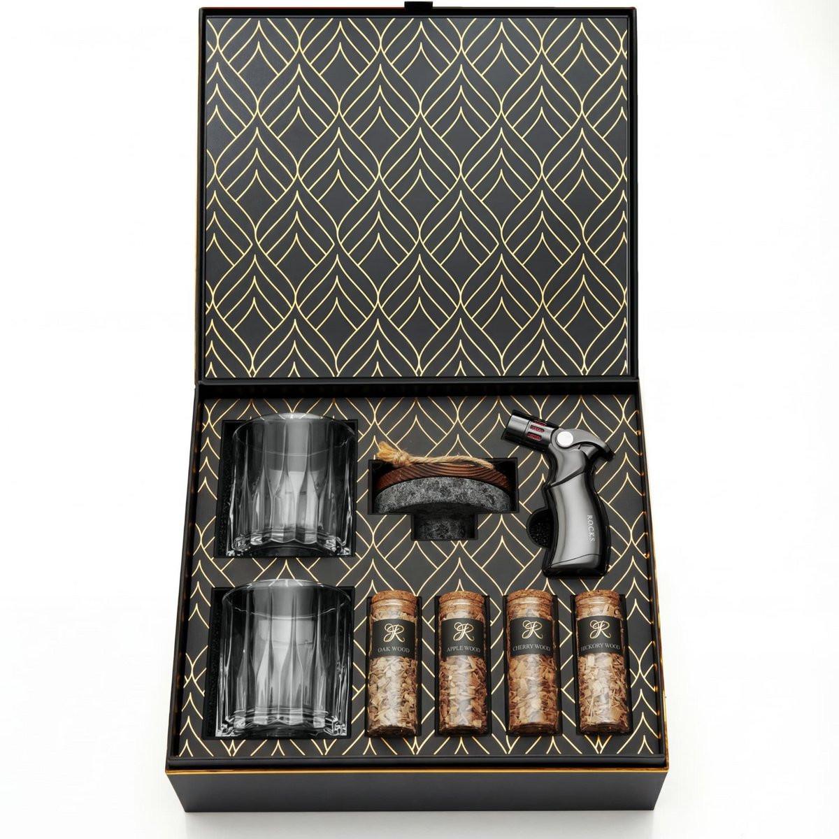The Whiskey & Cocktail Smoker Kit Gift Set – Cocktail-Räucherset für Hausbar.
