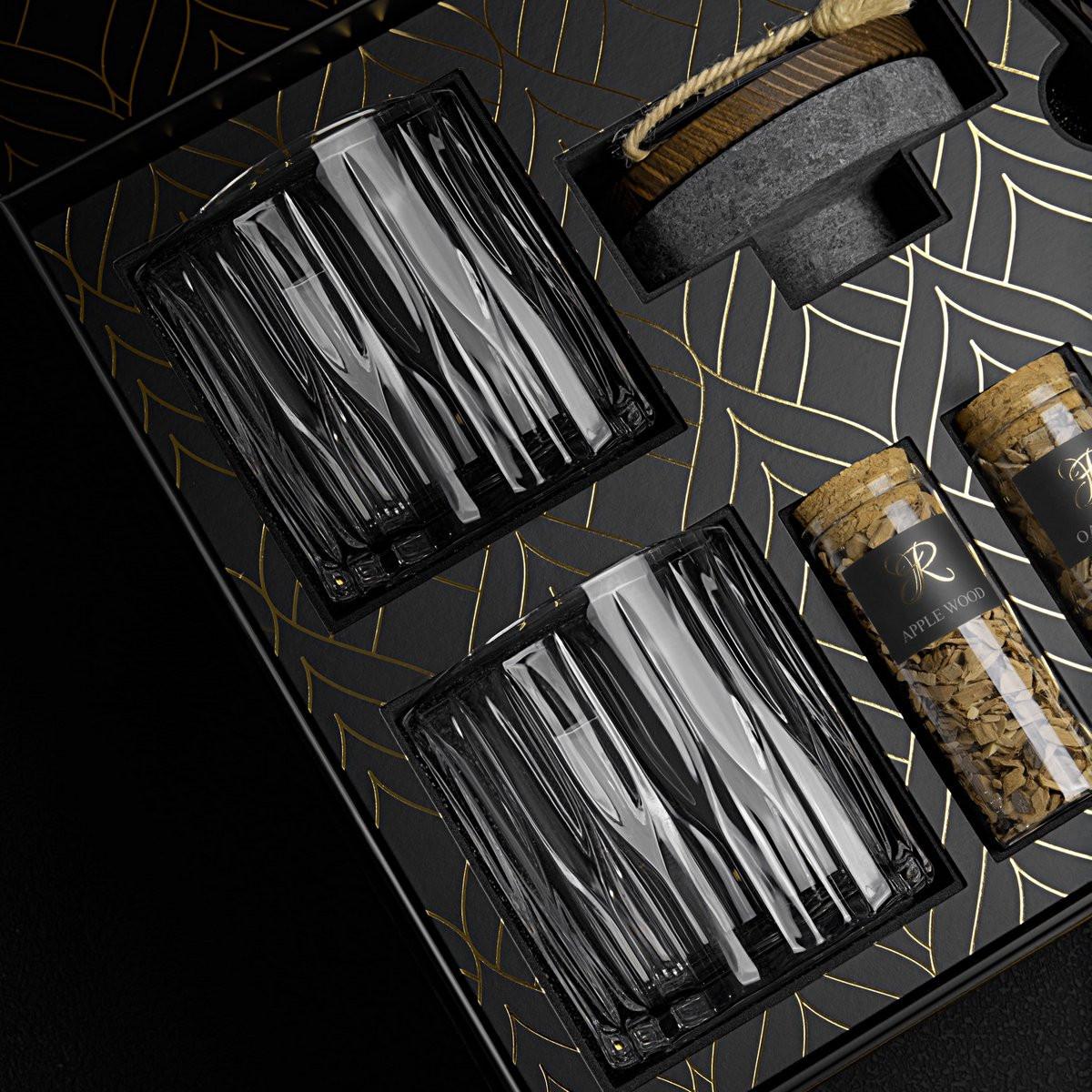 The Whiskey & Cocktail Smoker Kit Gift Set – Cocktail-Räucherset für Hausbar.