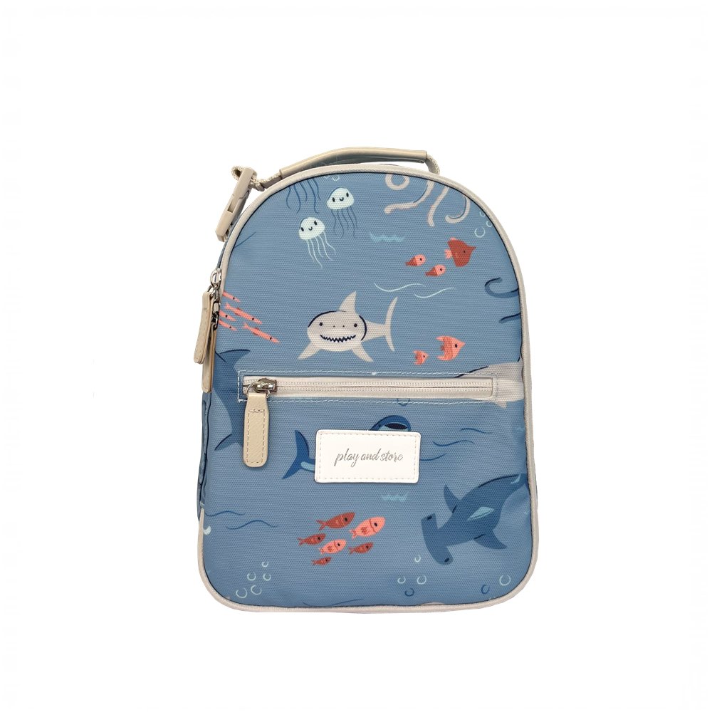 Play & Store Kinder-Lunchtasche Sands – isolierte Lunchbag als Rucksack & Umhängetasche