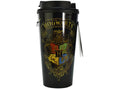 Harry Potter Thermobecher Hogwarts Wappen Kaffeebecher To Go Gold Schwarz