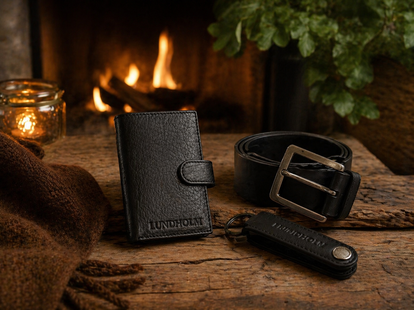 Geschenkset Herren Leder