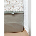 Babydecke Pointelle Grün 100x140 cm Baumwolle Kinderbett Decke