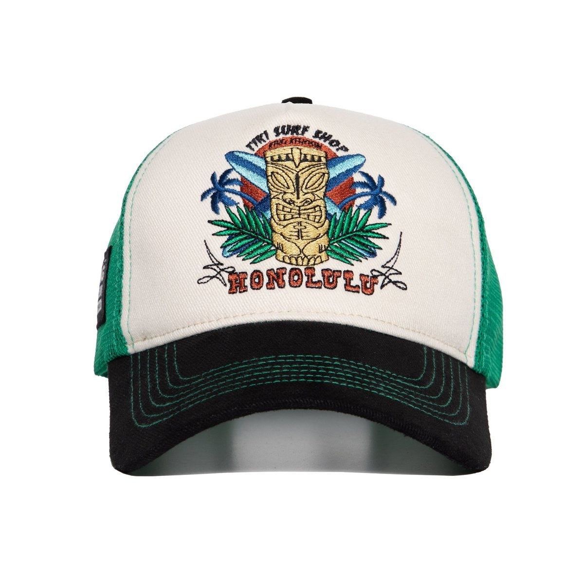 King Kerosin Trucker Cap Honolulu Tiki Hawaii Mesh Snapback One Size