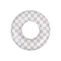 Schwimmring Kinder 55 cm – Beige Checkmate – aufblasbarer Badering für Kinder