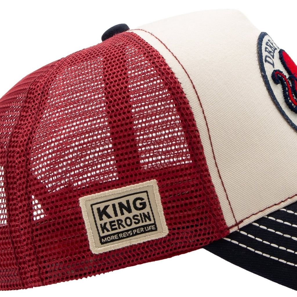 King Kerosin Trucker Cap Deep Sea Oktopus Patch Snapback Mesh Mehrfarbig