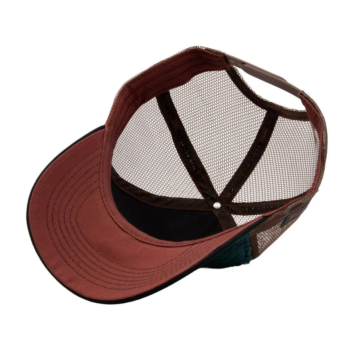 King Kerosin Trucker Cap Road Legend Sherpa Teddy Mesh Snapback Motorrad