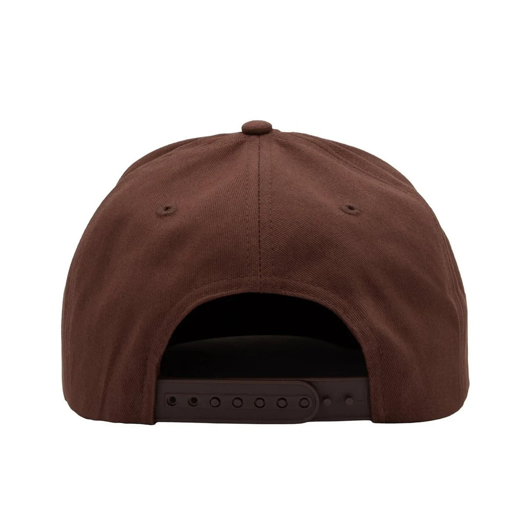 King Kerosin Flat Brim Cap Sponsored by Whiskey Braun Snapback 3D Stickerei