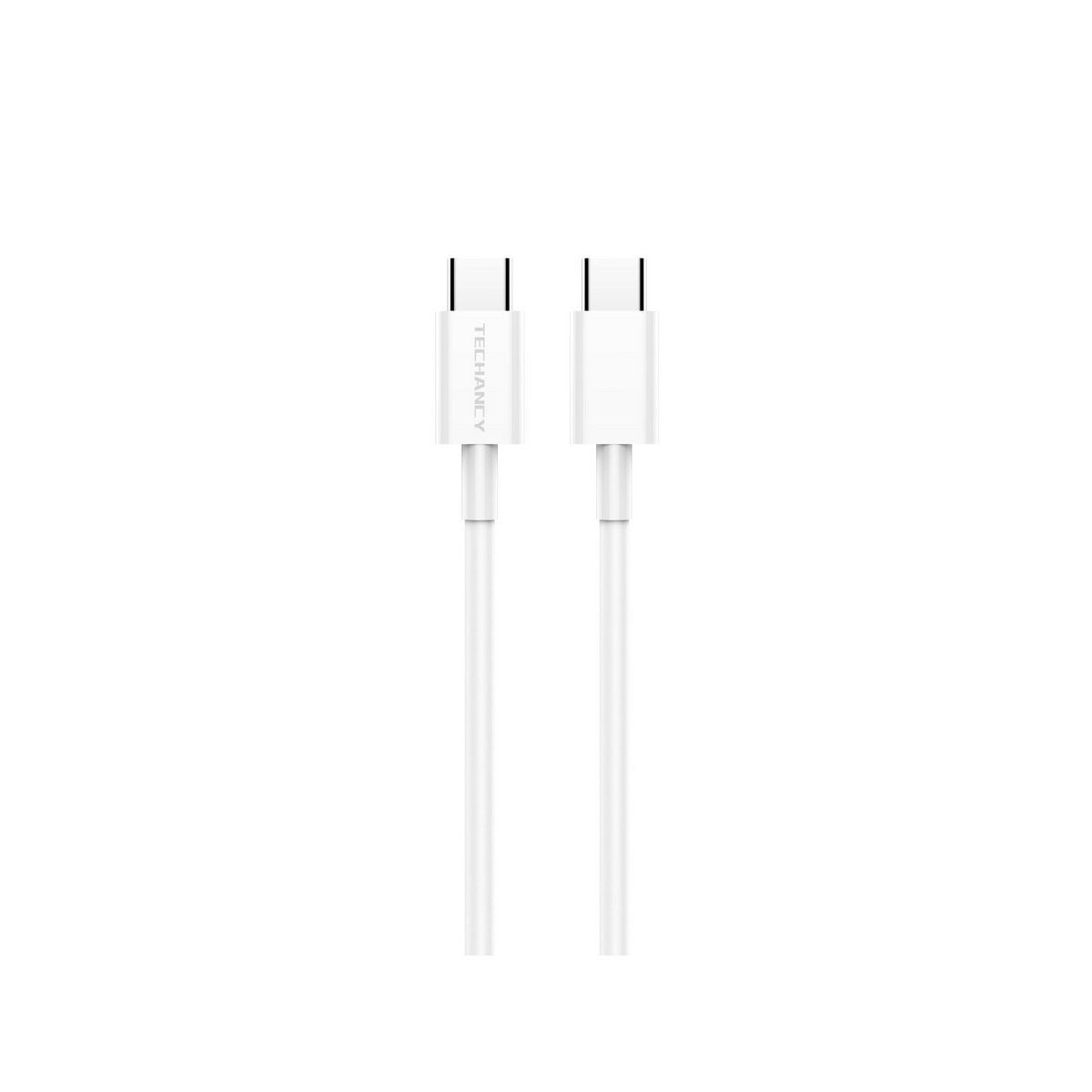 Techancy USB-C Kabel 1,2m 5A PD 18W Schnellladen Datenkabel USB-C auf USB-C