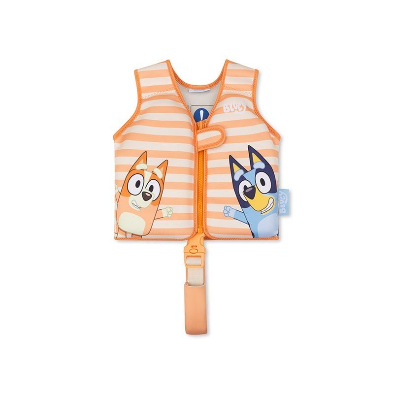 Swim Essentials Bluey Schwimmweste für Kinder 2-3 Jahre – Orange und Blau