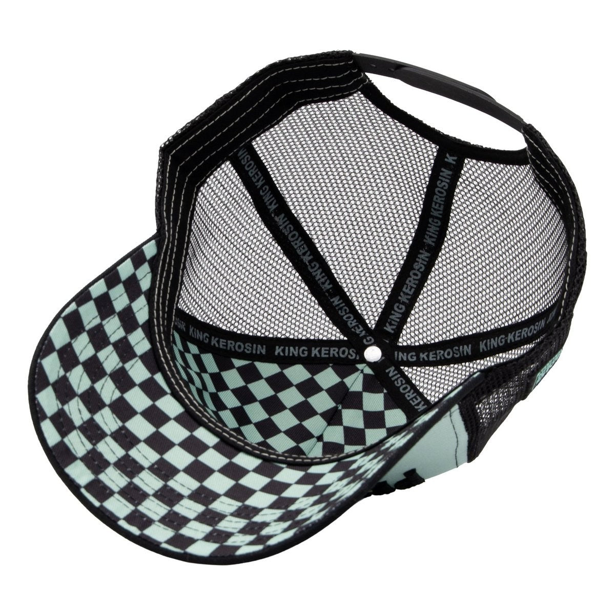 King Kerosin x Andi Schweiger Trucker Cap Petrolhead Türkis Snapback