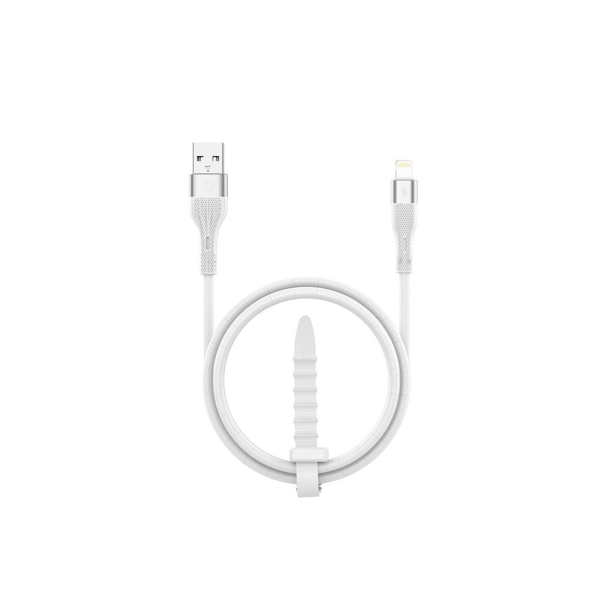 Techancy USB Kabel für iPhone 1m 3,1A Schnellladen Datenkabel Weiß