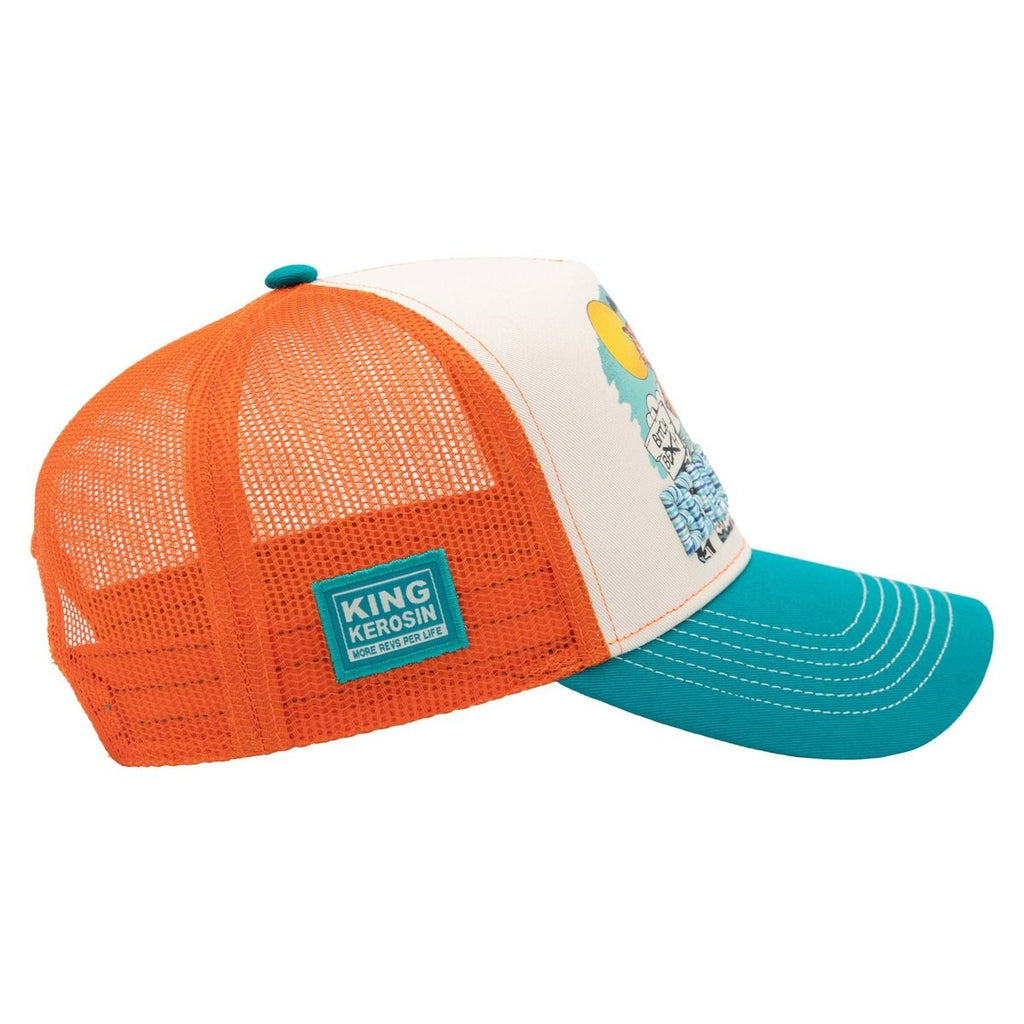 King Kerosin Trucker Cap Beach Please Mehrfarbig Tiger Snapback Mesh