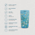 IZY Van Gogh Mandelblüten Thermobecher 350 ml Edelstahl Isolierbecher