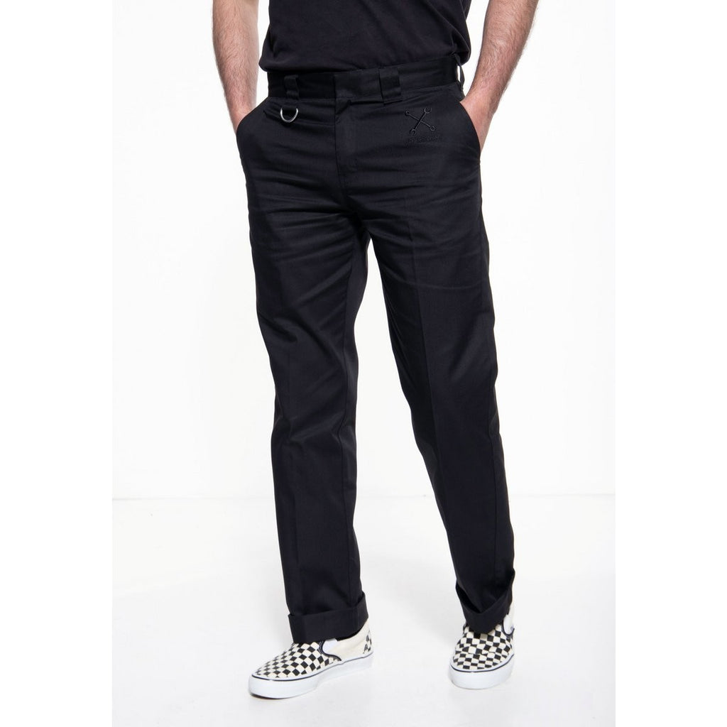 King Kerosin Workwear Hose Schwarz Regular Fit Garage Wear