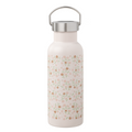 Fresk Thermosflasche 500 ml „Garden Flowers“ – Edelstahl, Mit 2 Verschlüssen