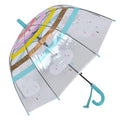 Juleeze Kinderregenschirm Wolken Blau Ø 65 cm Streifen Kinderschirm