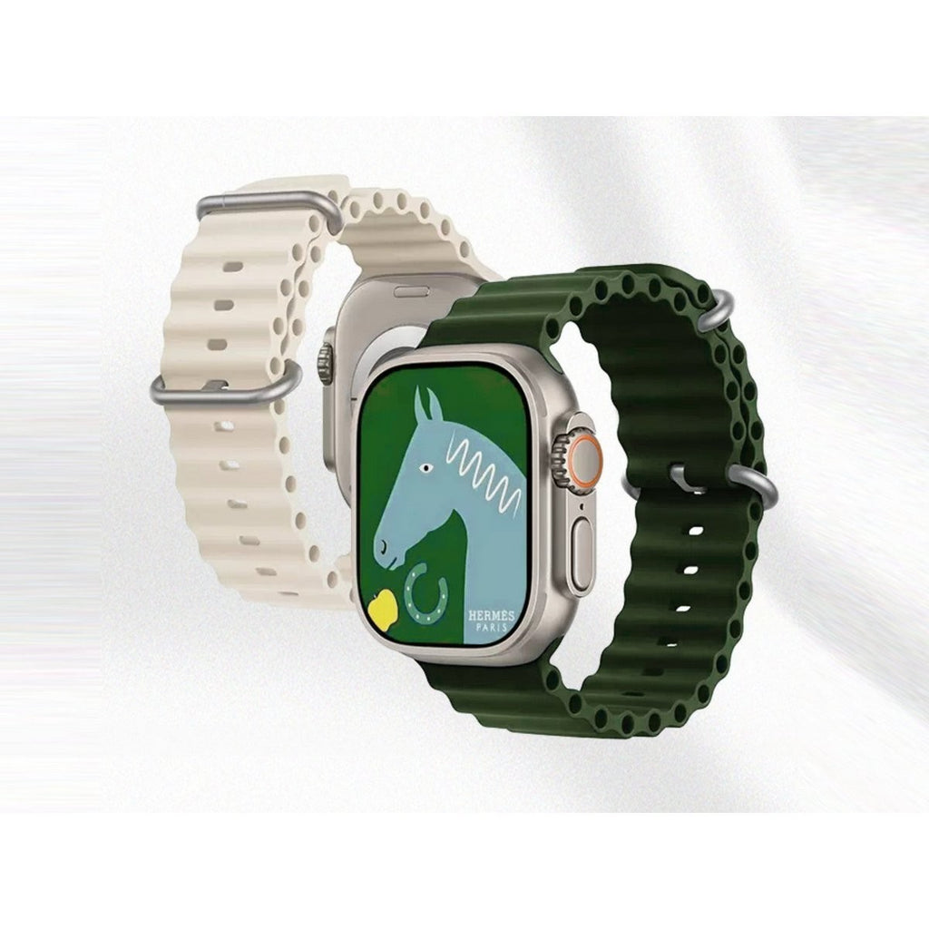Techancy KC2122 Silikonarmband Grün für Apple Watch 38/40/41 mm Ersatzarmband