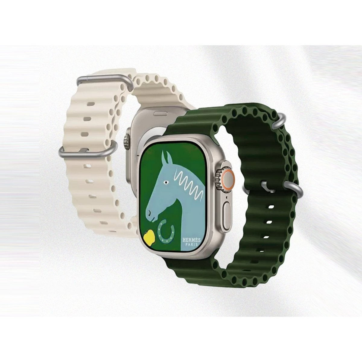 Techancy KC2122 Silikonarmband Grün für Apple Watch 38/40/41 mm Ersatzarmband