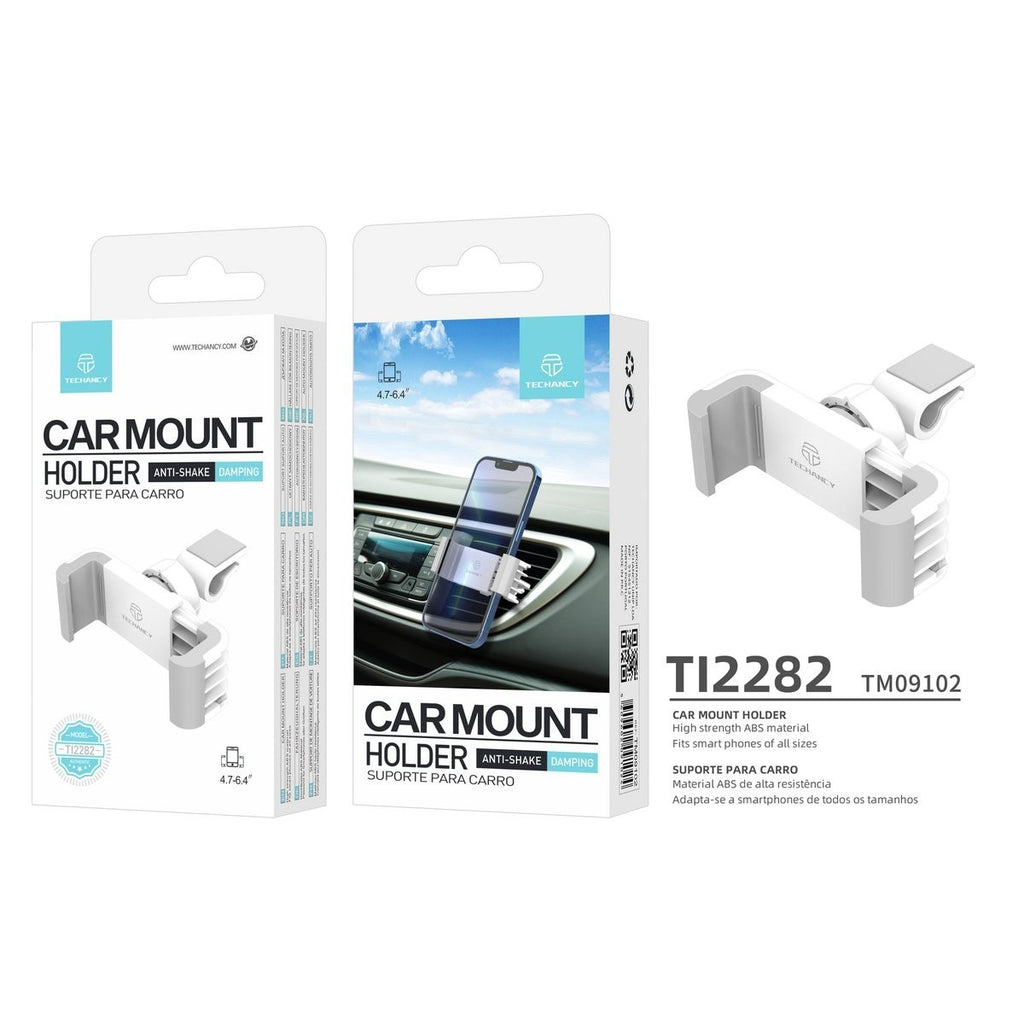 Techancy TI2282 Auto Handyhalterung Lüftung 360° für 4,7–6,4 Zoll Weiß