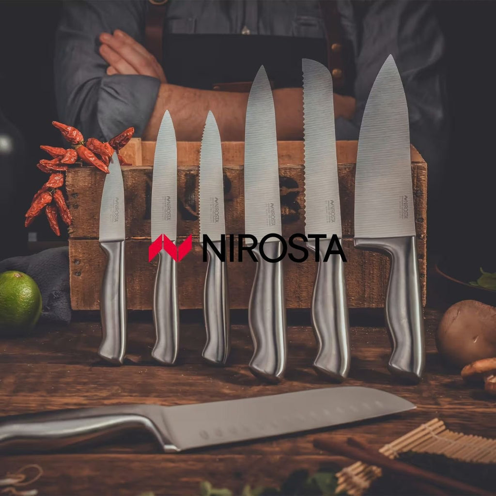 Nirosta Star Schälmesser 20 cm Edelstahl Gemüsemesser Klinge 8,5 cm