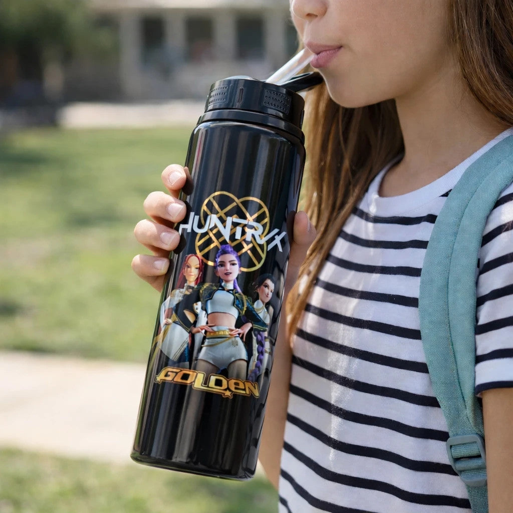 KPop Demon Hunters Trinkflasche Golden Flip-Top 26,4 cm Merchandise