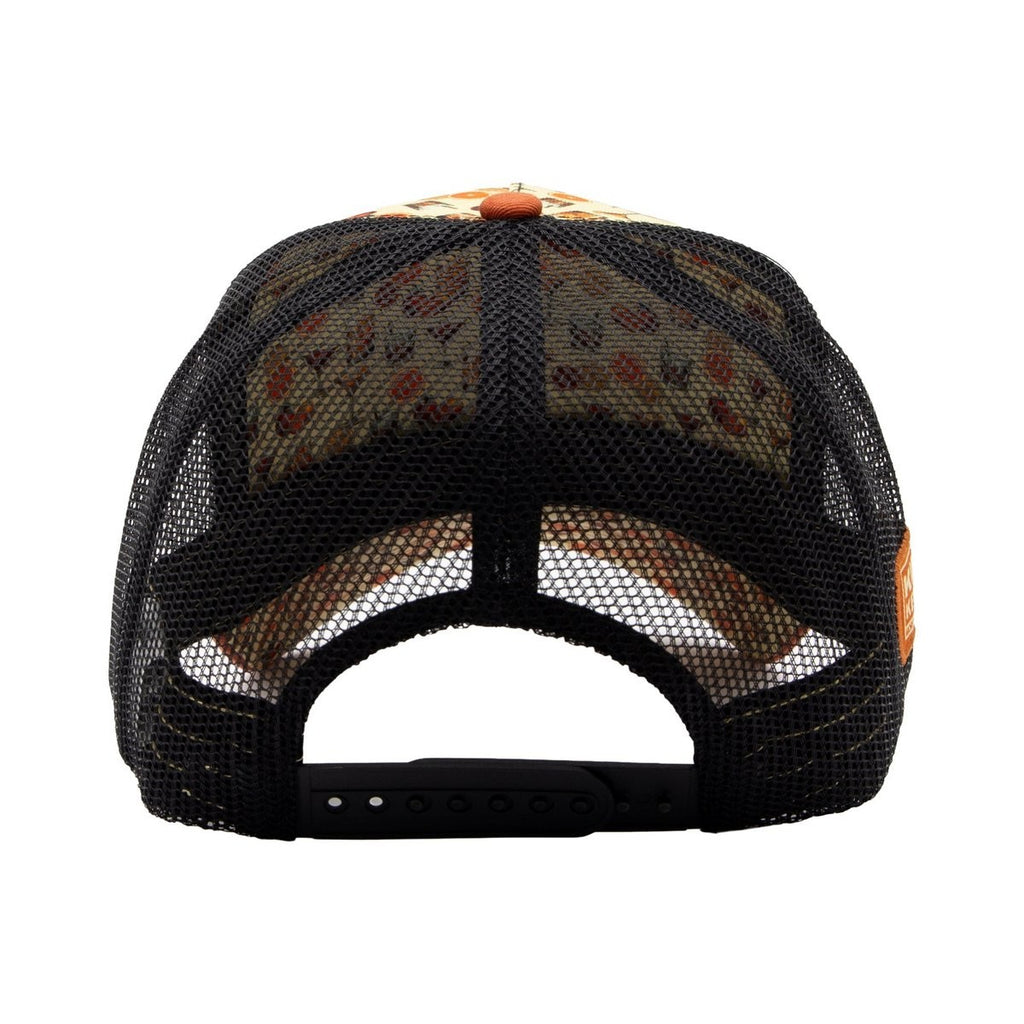 King Kerosin Trucker Cap Drink Hard Party Hard Gelb Cocktail Snapback