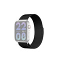 Magnetisches Metallarmband Schwarz – Ersatzarmband kompatibel mit Apple Watch 49