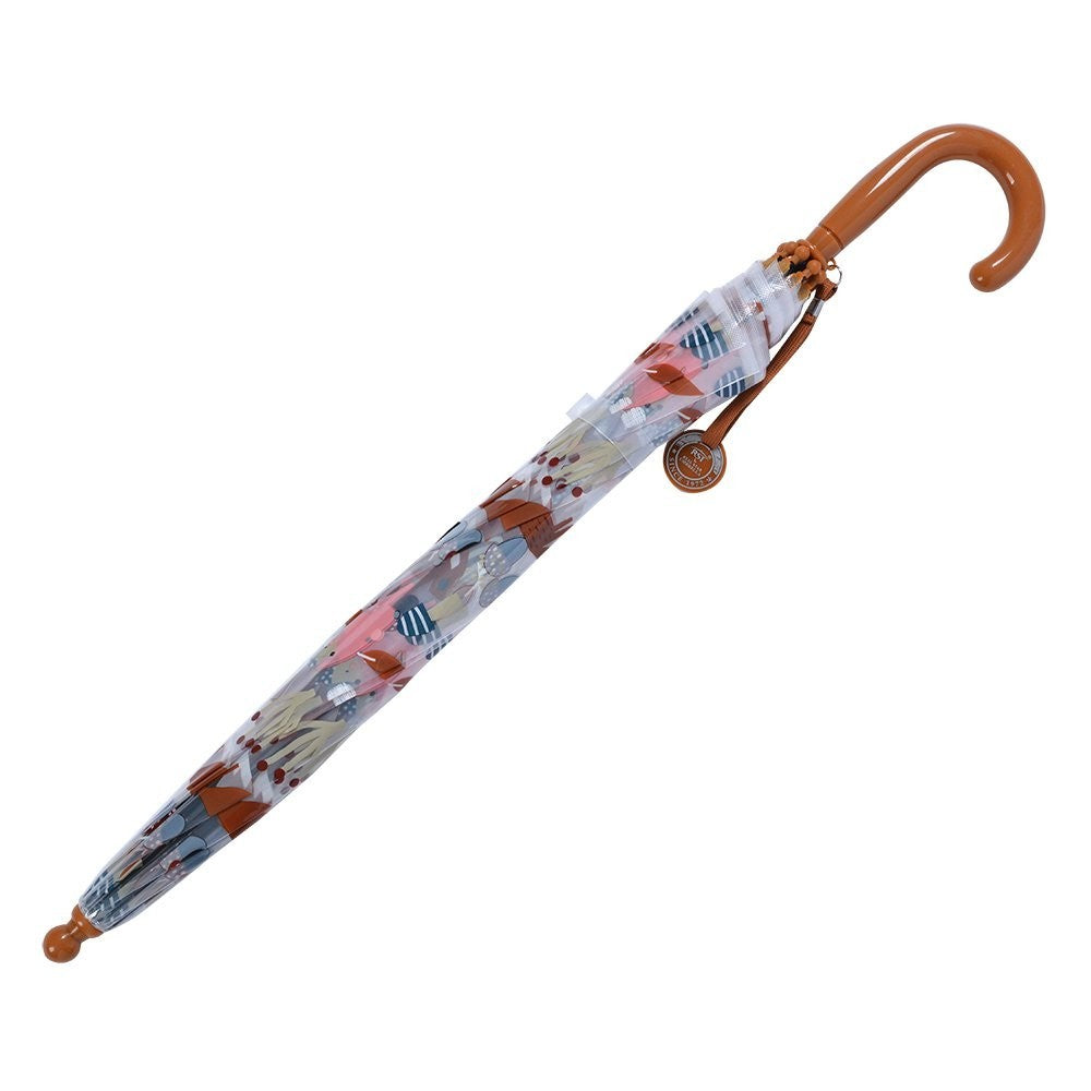 Juleeze Kinderregenschirm Tiere Orange Ø 65 cm Fuchs Igel Schmetterling