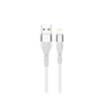 Techancy USB Kabel für iPhone 1m 3,1A Schnellladen Datenkabel Weiß