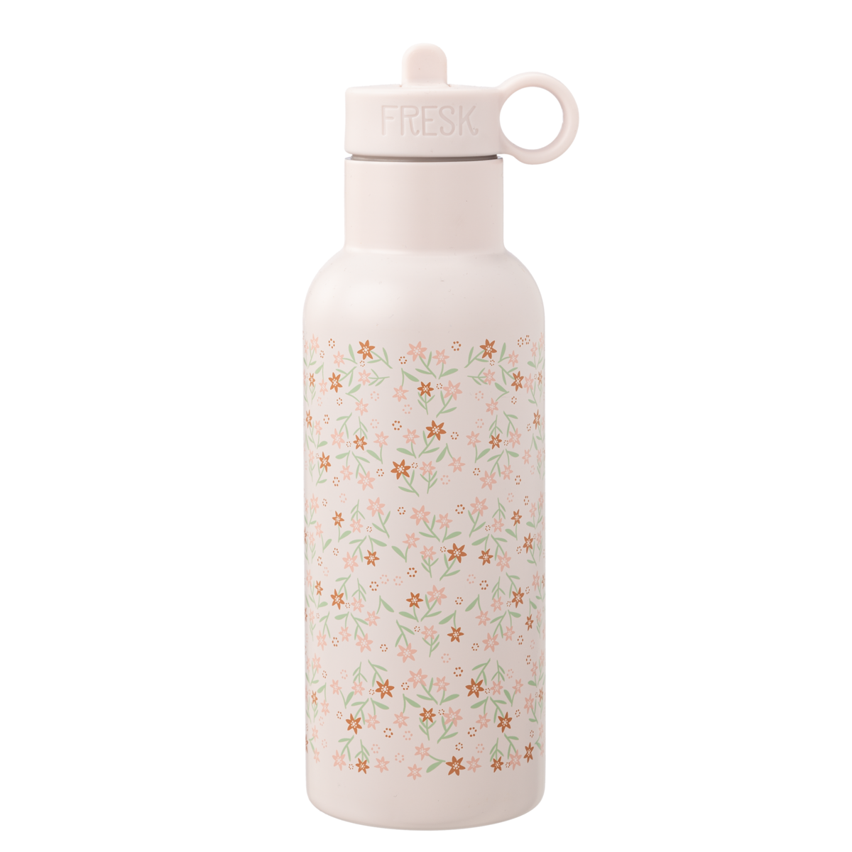 Fresk Thermosflasche 500 ml „Garden Flowers“ – Edelstahl, Mit 2 Verschlüssen