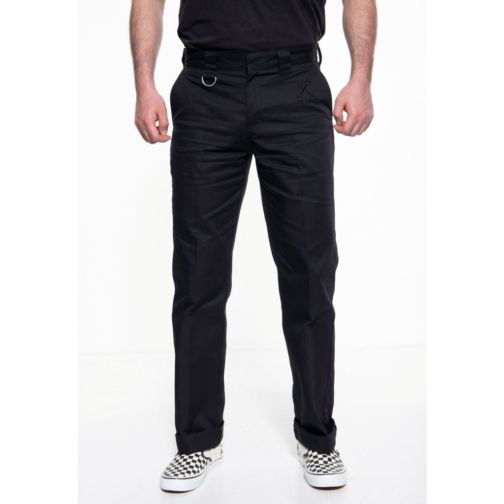 King Kerosin Workwear Hose Schwarz Regular Fit Garage Wear