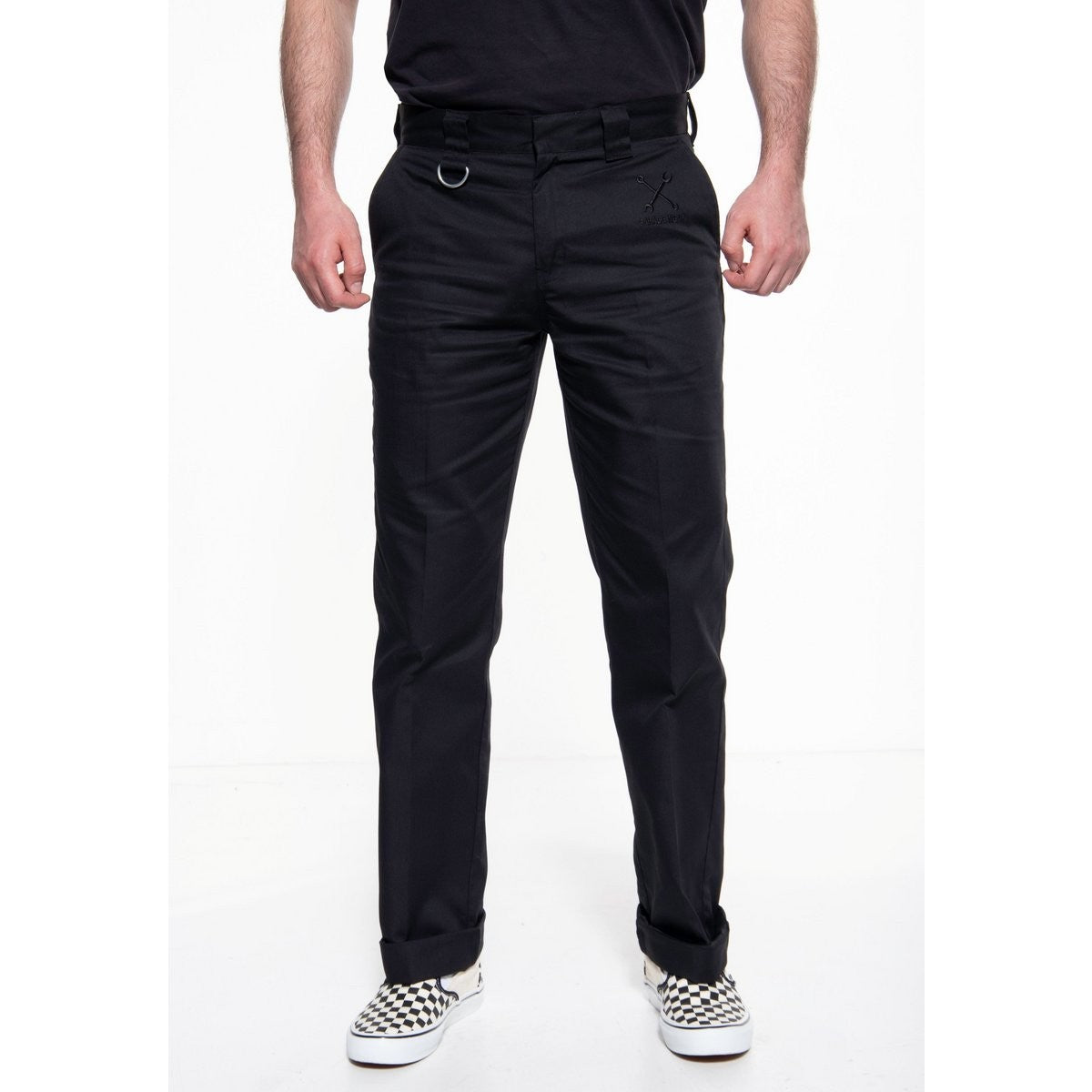 King Kerosin Workwear Hose Schwarz Regular Fit Garage Wear