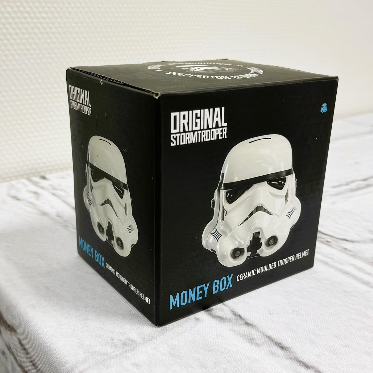 Original Stormtrooper Spardose Helm Star Wars offiziell lizenziert Weiß
