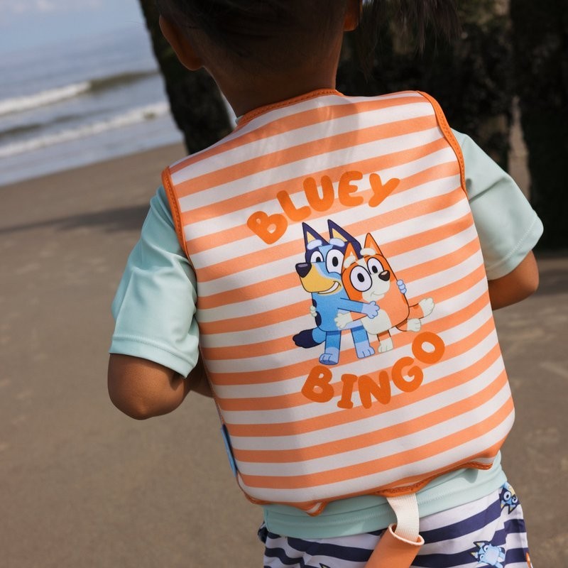 Swim Essentials Bluey Schwimmweste für Kinder 2-3 Jahre – Orange und Blau
