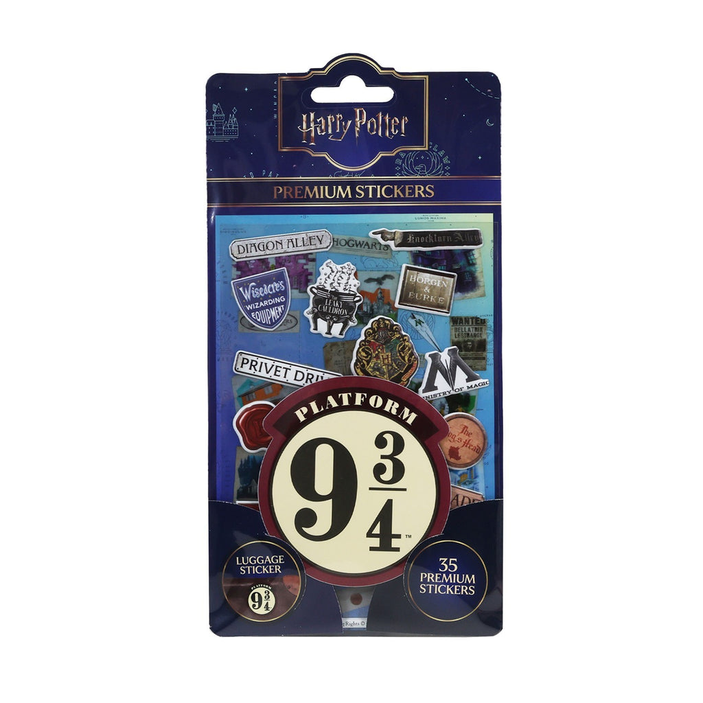 Harry Potter Premium Sticker Set 35 Aufkleber Hogwarts Hogsmeade Fanartikel