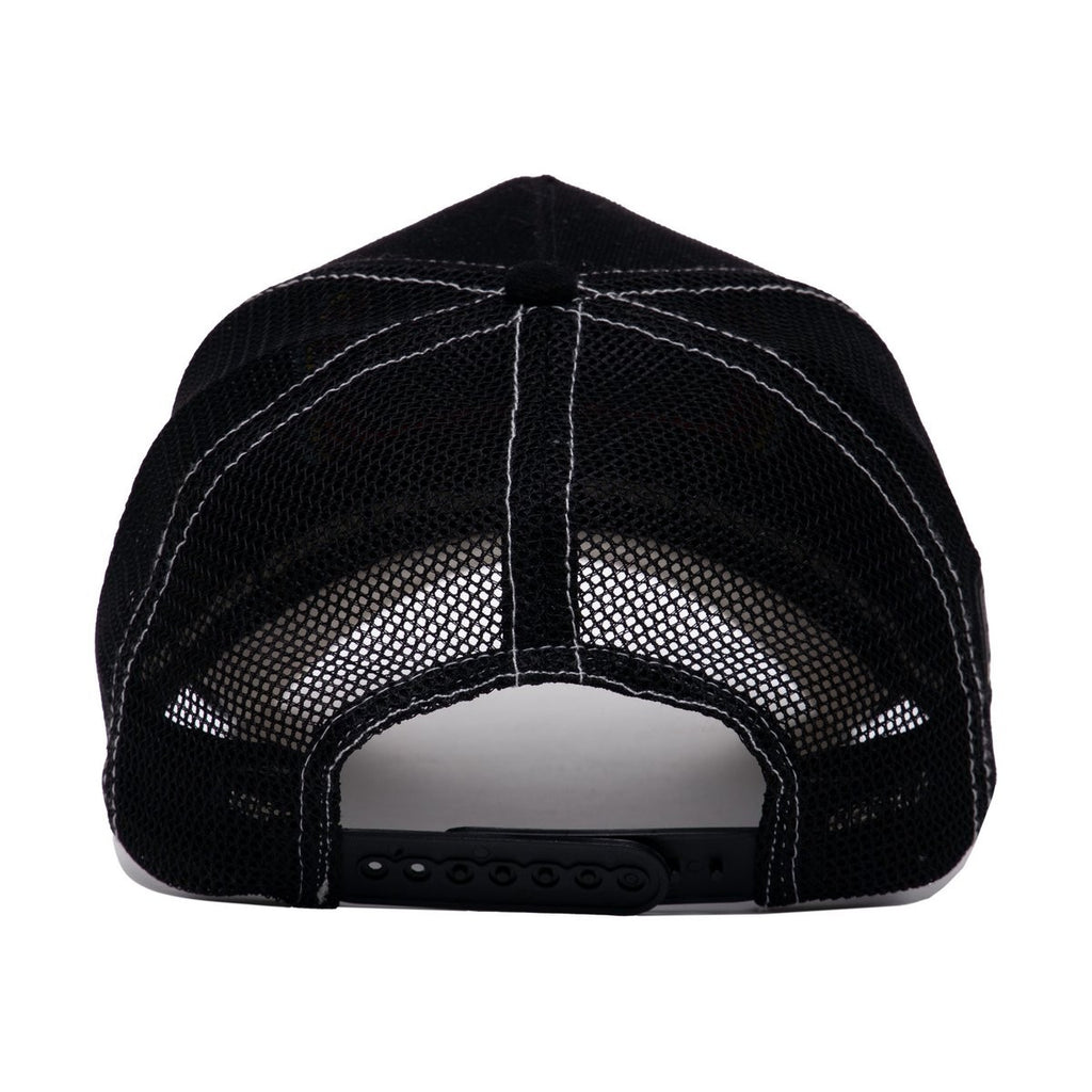 King Kerosin Trucker Cap Fick Dich Statement Patch Mesh Snapback Retro