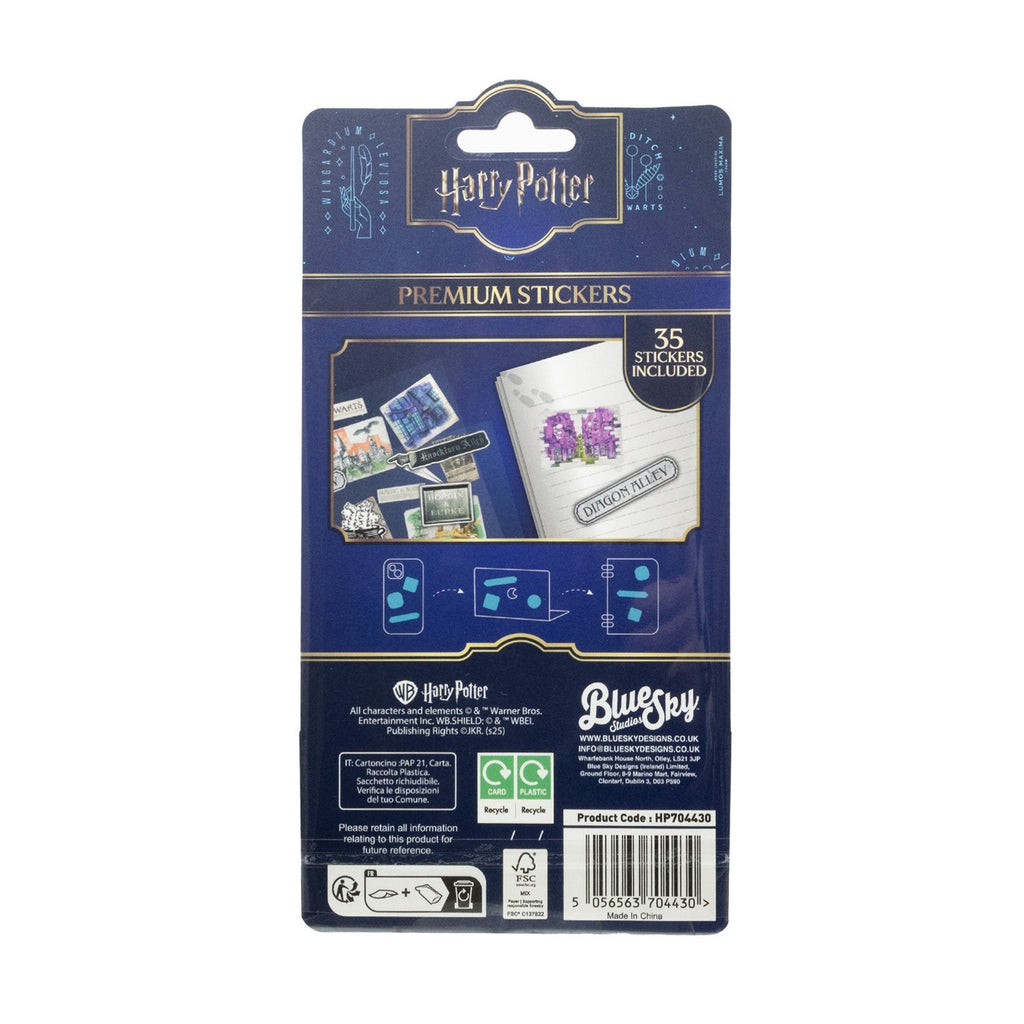 Harry Potter Premium Sticker Set 35 Aufkleber Hogwarts Hogsmeade Fanartikel